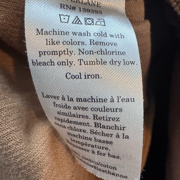 Everlane The Corduroy Gardener Wide-Leg Pant 2 Brown Barrel High Rise Stretch - Picture 3 of 10